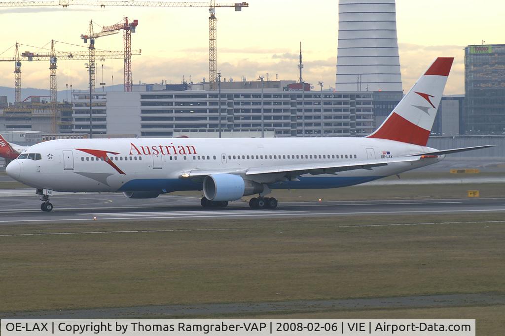 OE-LAX, 1992 Boeing 767-3Z9/ER C/N 27095, Austrian Airlines Boeing 767-300