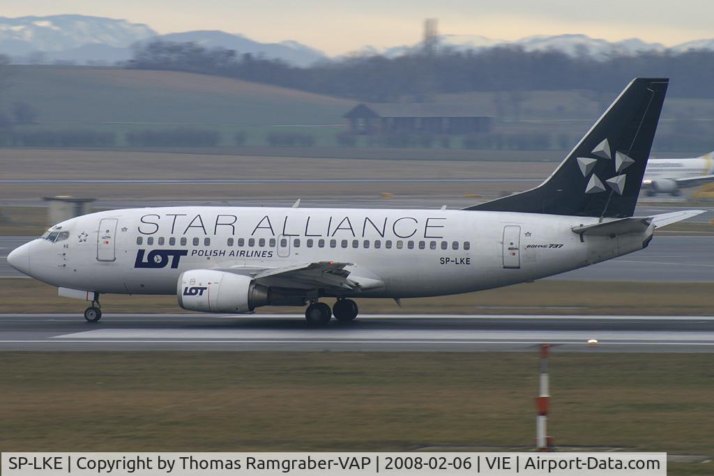 SP-LKE, 1993 Boeing 737-55D C/N 27130, LOT - Polish Airlines Boeing 737-500