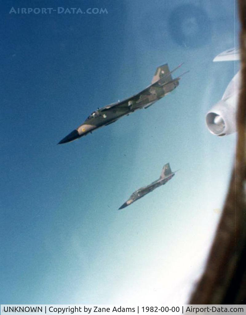 UNKNOWN, , F-111 refueling over New Mexico during High School ROTC field trip. KC-135 from Carswell AFB.