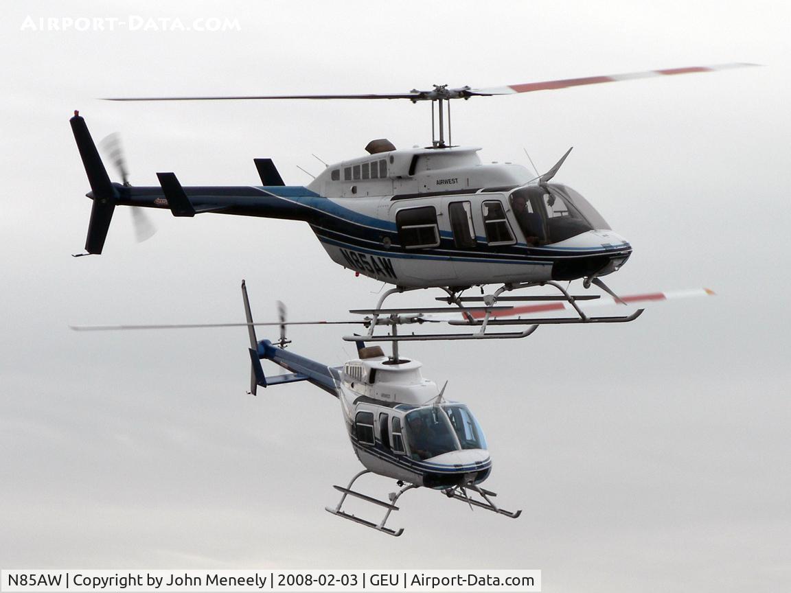 N85AW, Bell 206L-1 LongRanger II C/N 45261, Two of Airwest's Long Rangers