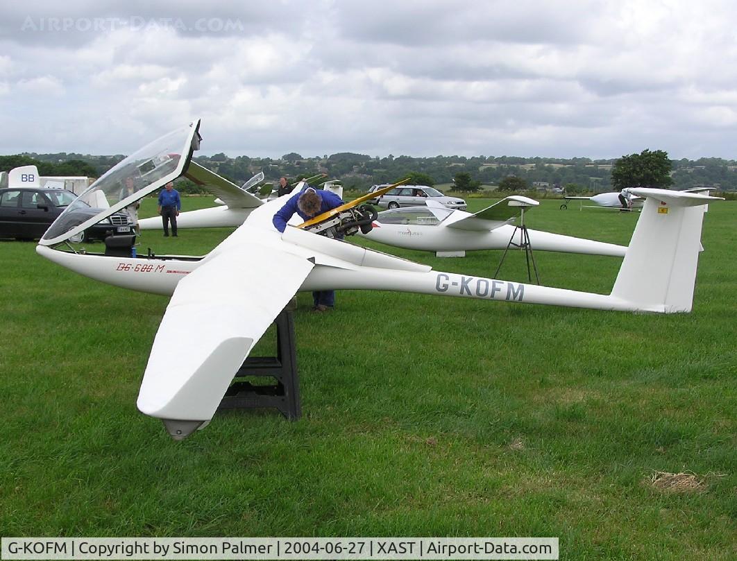 G-KOFM, 1991 Glaser-Dirks DG-600/18M C/N 6-66M16, DG-600/18 at Aston Down