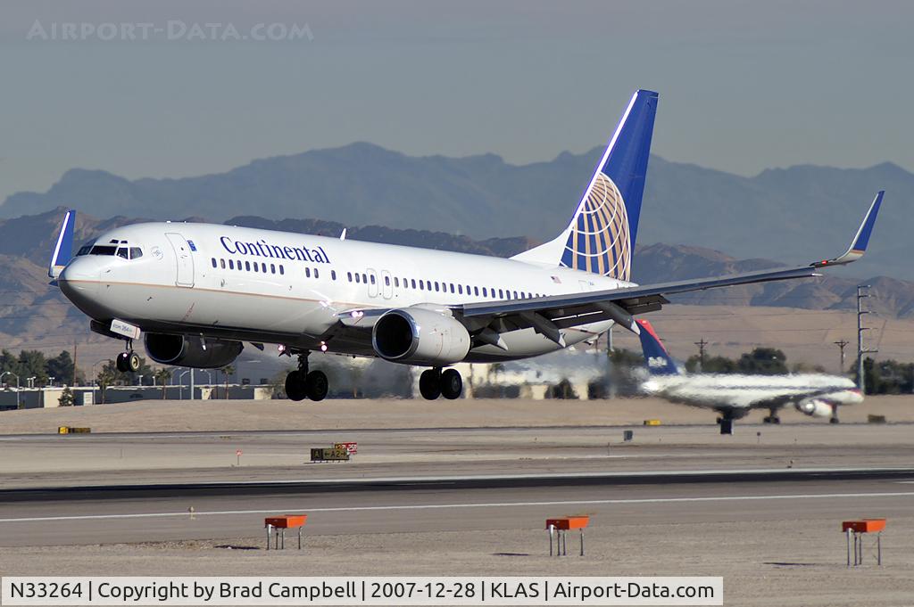 N33264, 2001 Boeing 737-824 C/N 31584, Continental Airlines / 2001 Boeing 737-824