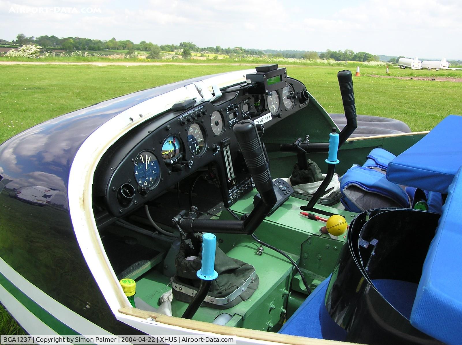 BGA1237, Slingsby T-49B Capstan C/N 1472, Detail from T49 Capstan at Husbands Bosworth