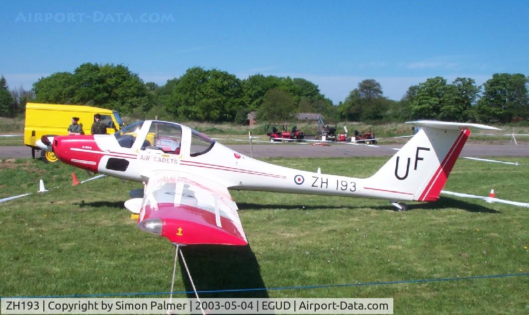 ZH193, Grob G-109B Vigilant T1 C/N 6544, Vigilant T.1 at Abingdon