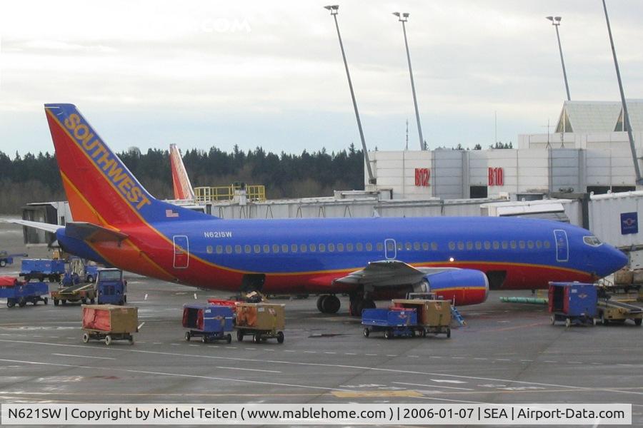 N621SW, 1996 Boeing 737-3H4 C/N 28037, Southwest Airlines