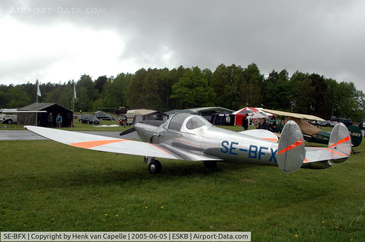 SE-BFX, 1947 Erco 415D Ercoupe C/N 4413, Ercoupe at Barkarby airfield, Stockhom, Sweden