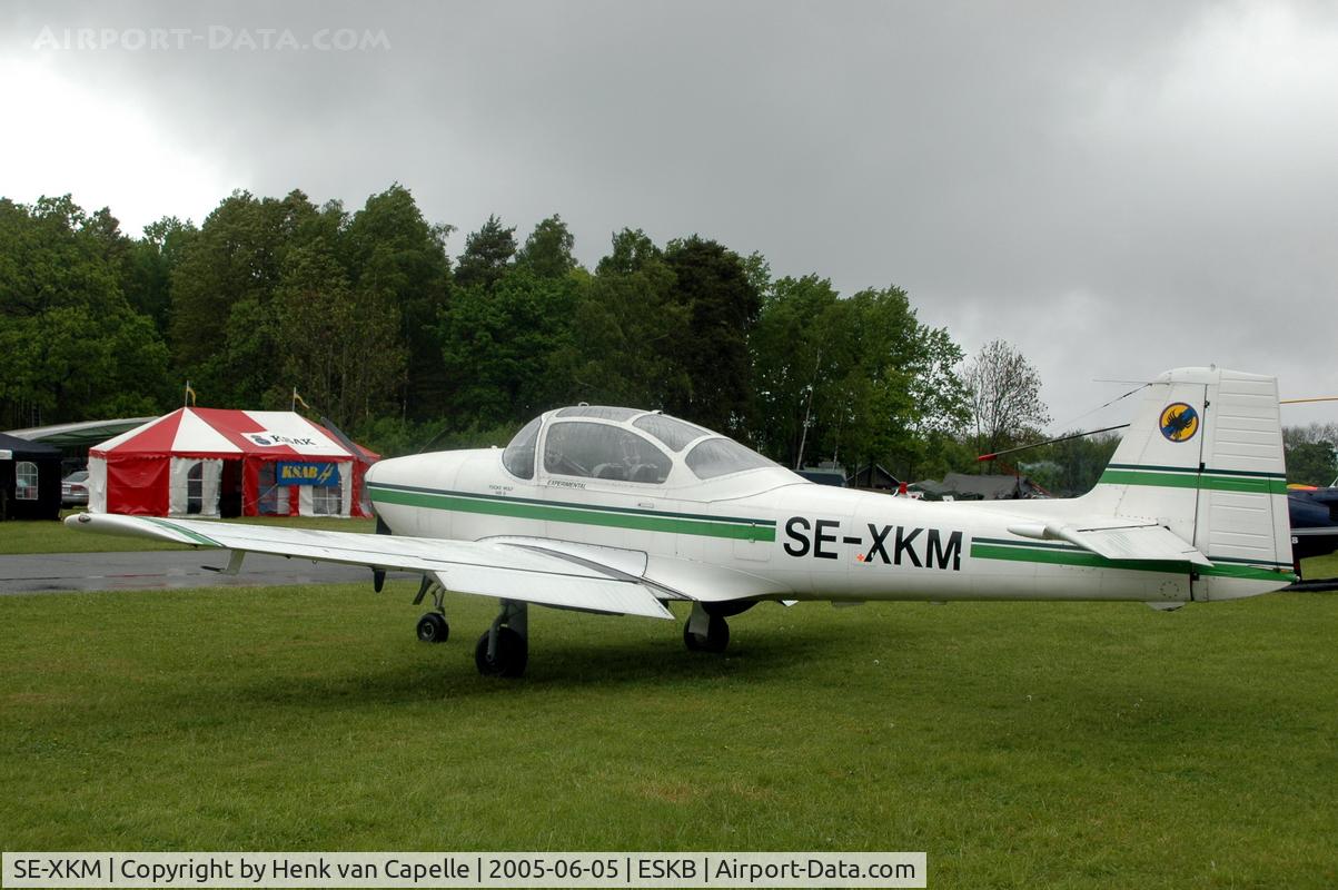SE-XKM, 1960 Focke-Wulf FWP-149D C/N 133, FW149D (license built Piaggio P.149D) at Barkarby airfield, Stockholm, Sweden