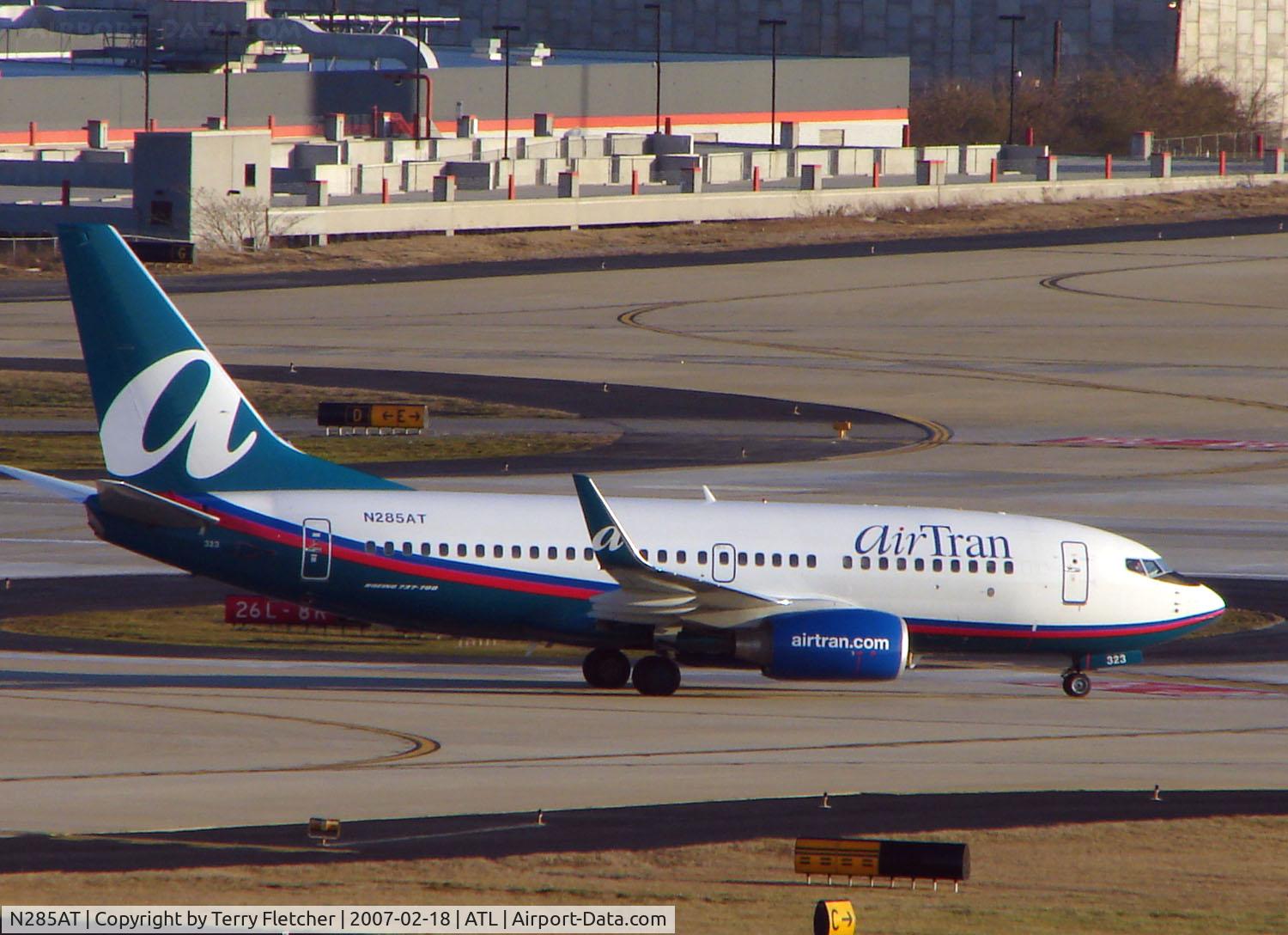 N285AT, 2006 Boeing 737-76N C/N 32670, Air Tran B737 at its home base , Atlanta