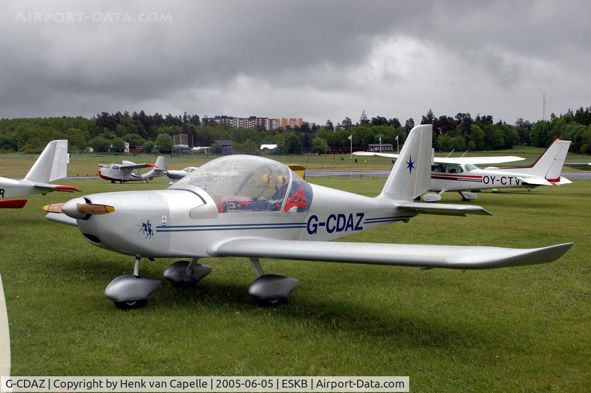 G-CDAZ, 2004 Aerotechnik EV-97 Eurostar C/N PFA 315-14268, EV-97 homebuilt at Barkarby airfield, Stockholm, Sweden