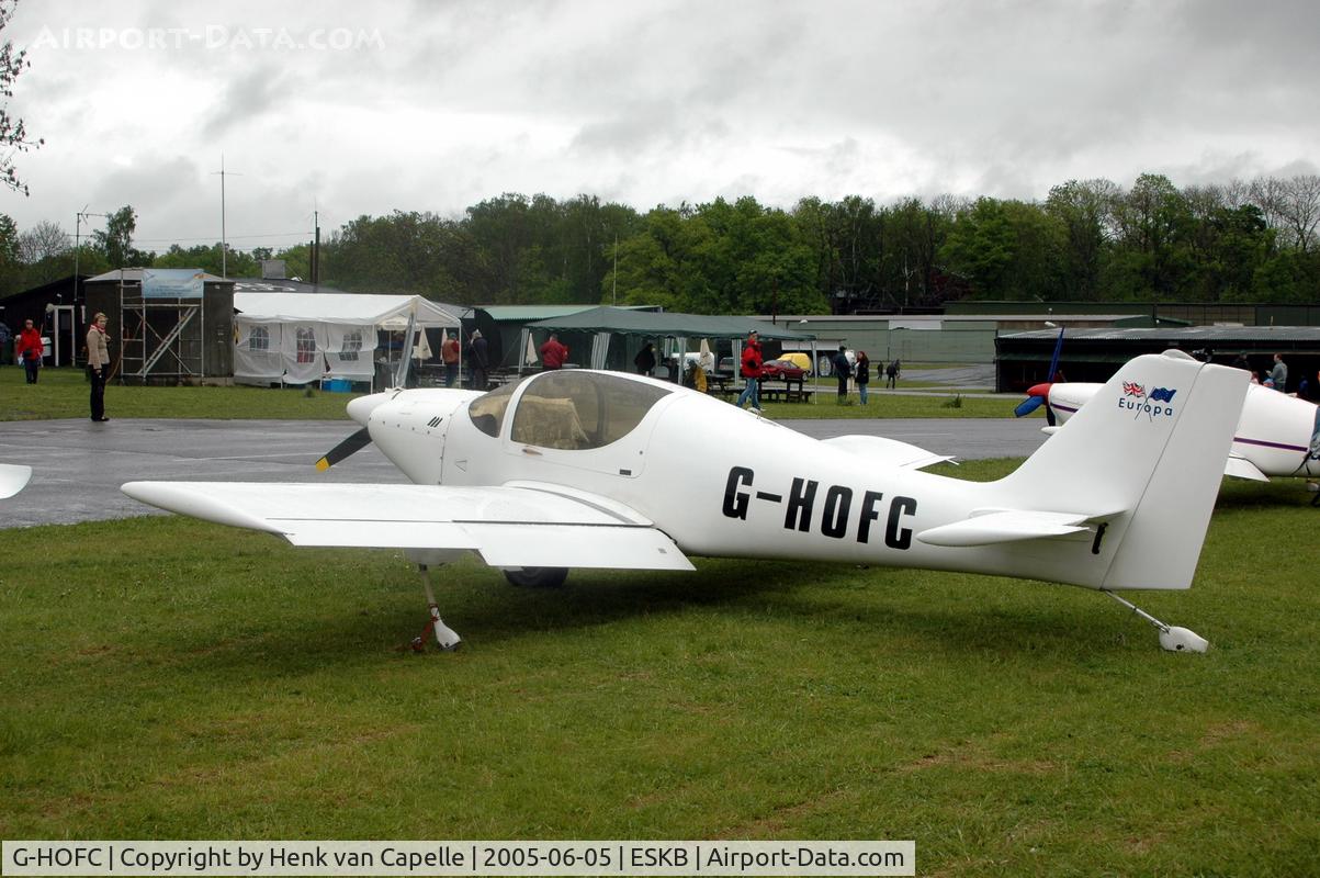 G-HOFC, 1996 Europa Monowheel C/N PFA 247-12736, Europa at Barkarby airfield, Stockholm, Sweden