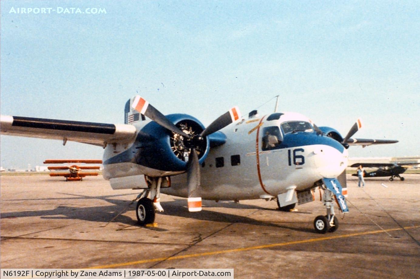 N6192F, Grumman TF-1(C-1A) Trader C/N 59, C-1A at the former Dallas Naval Air Station