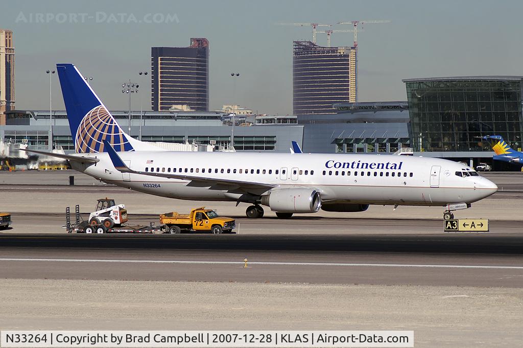 N33264, 2001 Boeing 737-824 C/N 31584, Continental Airlines / 2001 Boeing 737-824