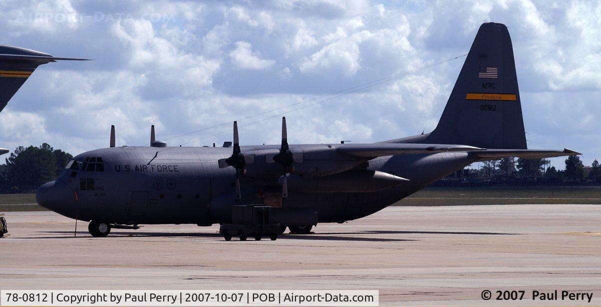 78-0812, 1978 Lockheed C-130H-LM Hercules C/N 382-4822, In from the 911th Airlift Wing