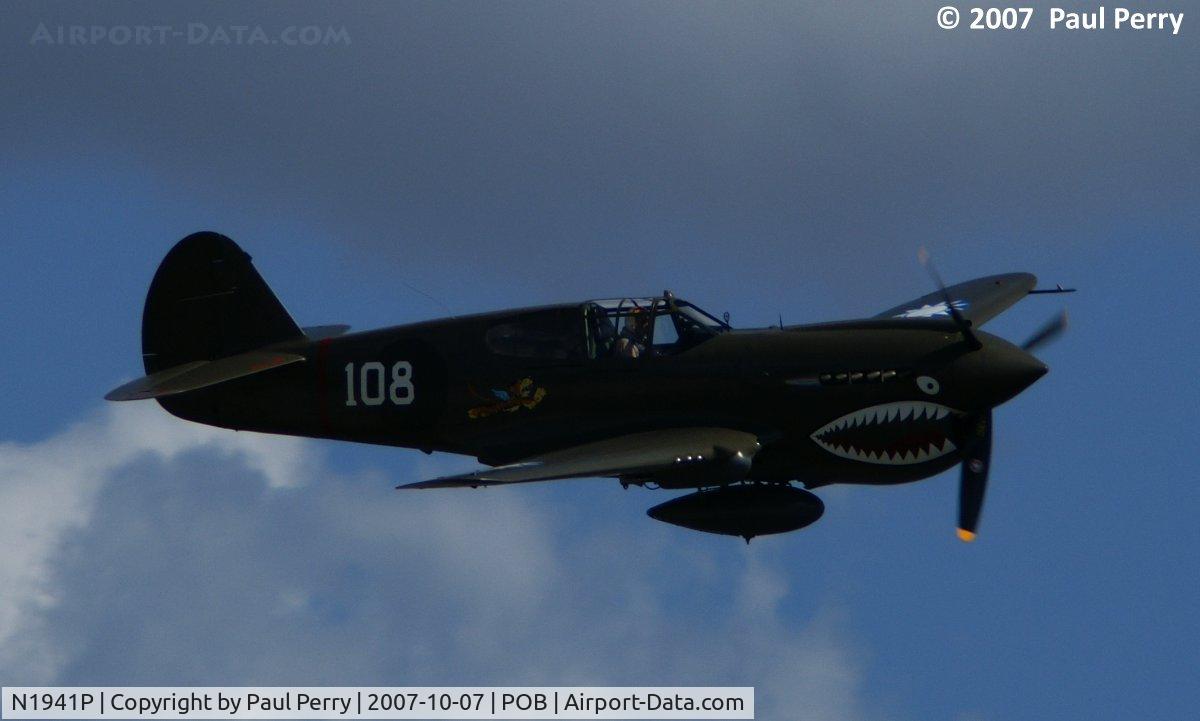 N1941P, 1941 Curtiss P-40E C/N 1025, A menacing looking beast