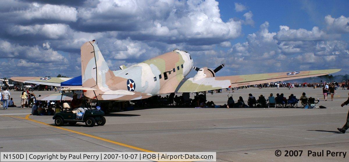 N150D, 1944 Douglas DC3C-S1C3G (C-47A) C/N 20195, Interesting camo pattern on the old girl