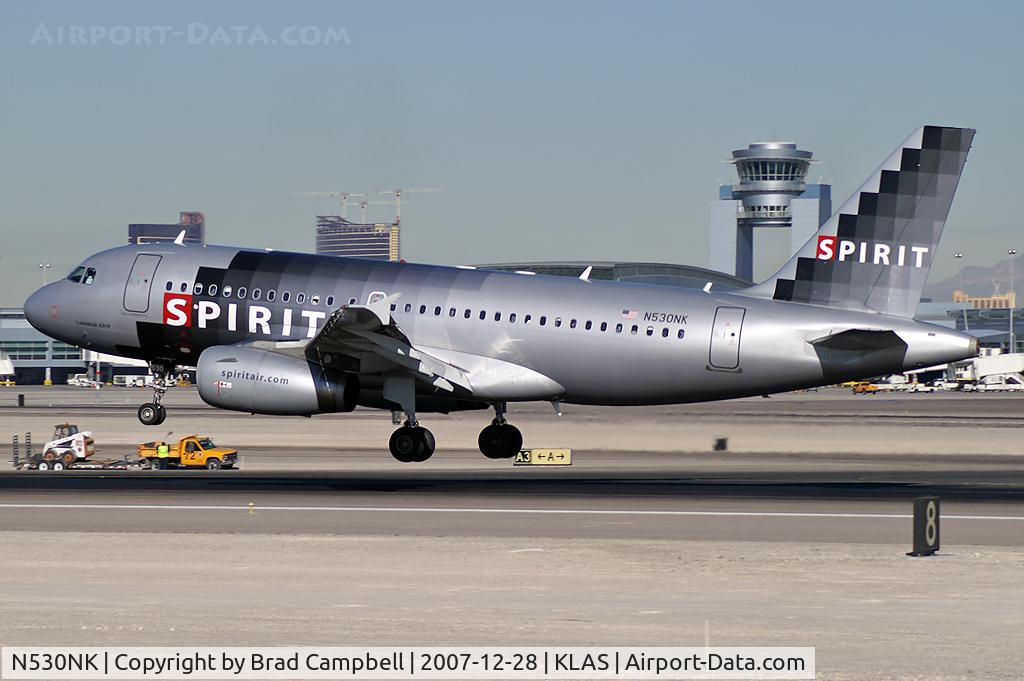 N530NK, 2007 Airbus A319-132 C/N 3017, Spirit Airlines / 2007 Airbus A319-132