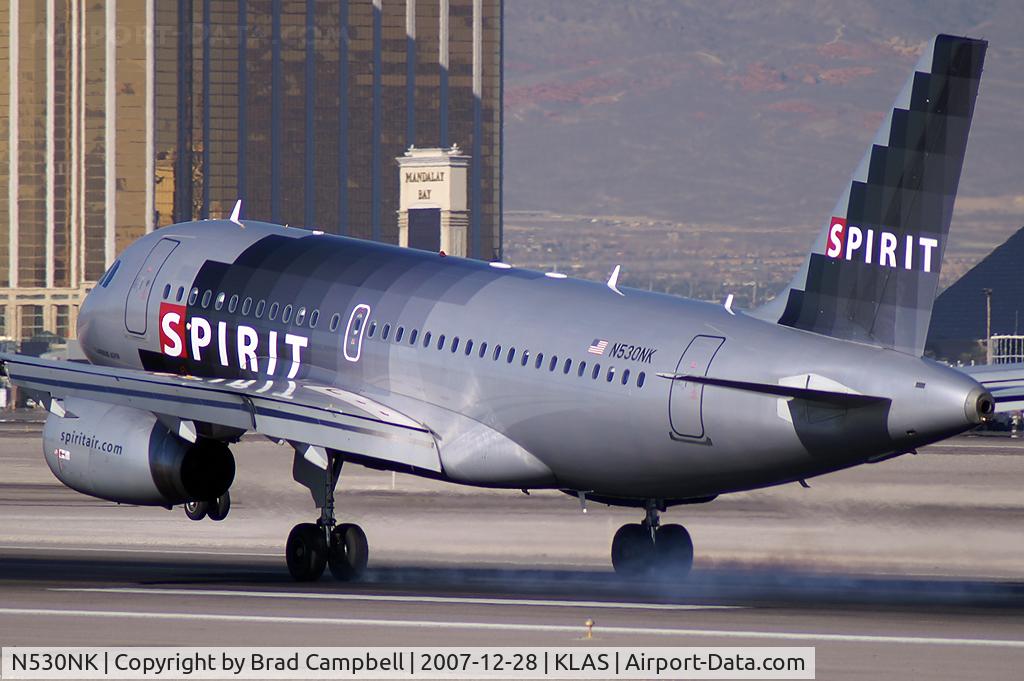 N530NK, 2007 Airbus A319-132 C/N 3017, Spirit Airlines / 2007 Airbus A319-132
