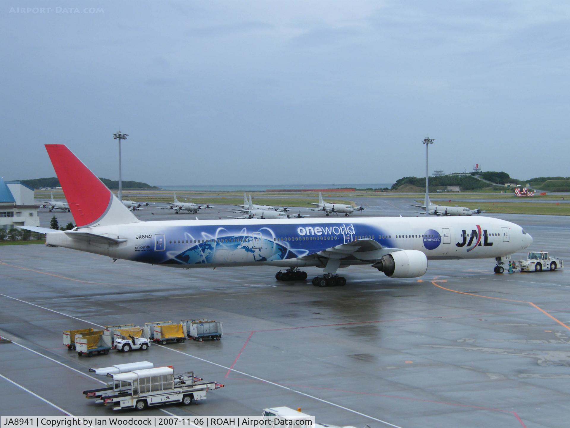 JA8941, 1998 Boeing 777-346 C/N 28393, Boeing 777-346/JAL/Naha