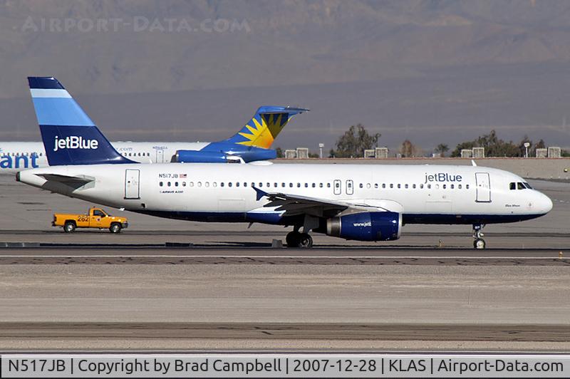 N517JB, 2000 Airbus A320-232 C/N 1327, jetBlue Airways - 'Blue Moon' / 2000 Airbus Industrie A320-232