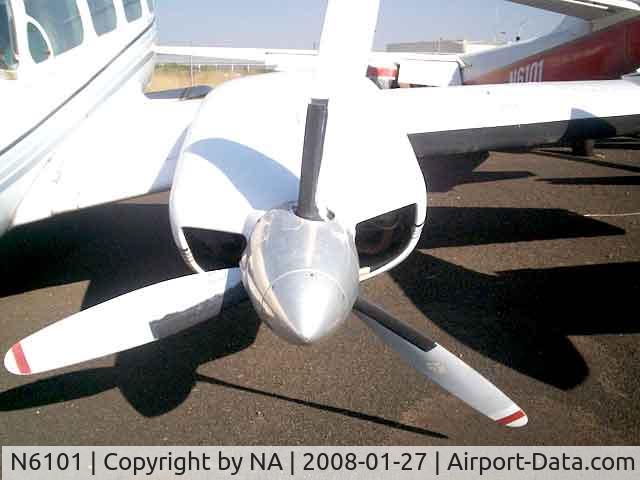 N6101, 1957 Aero Commander 680 C/N 470-140, next to an aicraft in auction