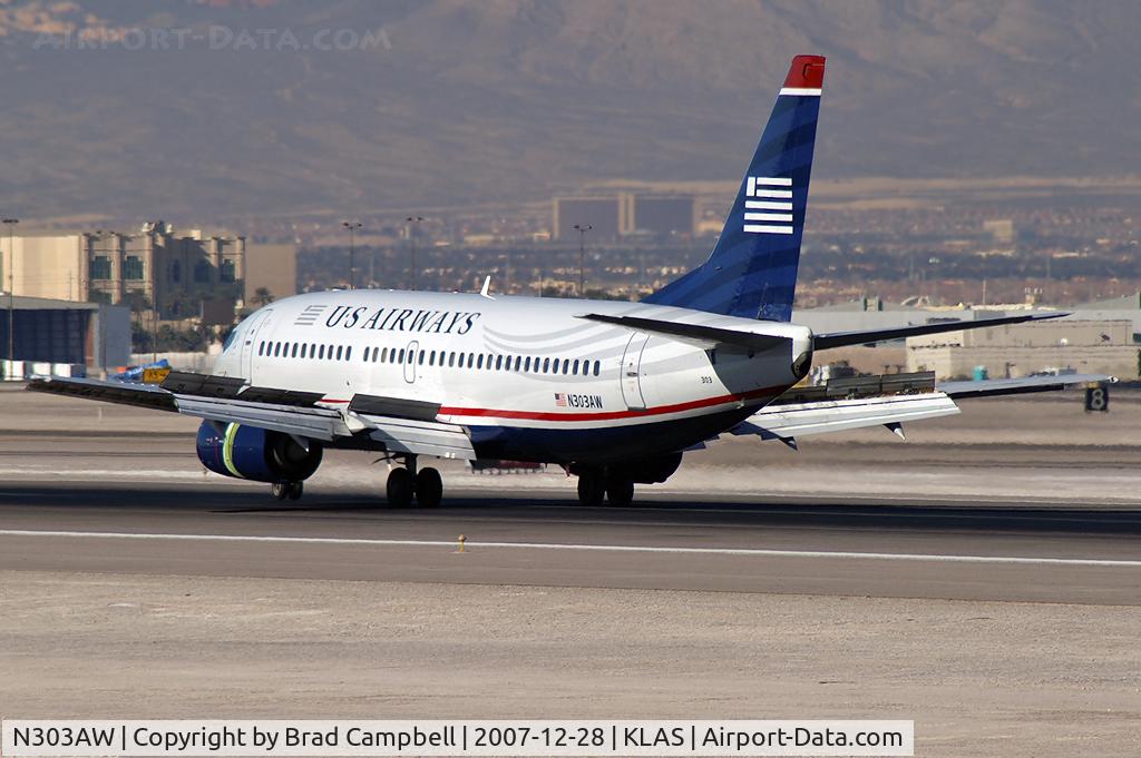 N303AW, 1988 Boeing 737-3G7 C/N 24010, US Airways / 1988 Boeing 737-3G7