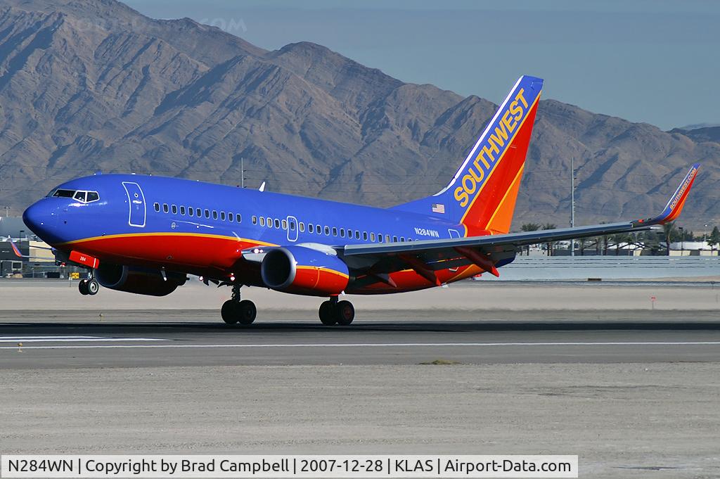 N284WN, 2007 Boeing 737-7H4 C/N 32535, Southwest Airlines / 2007 Boeing 737-7H4