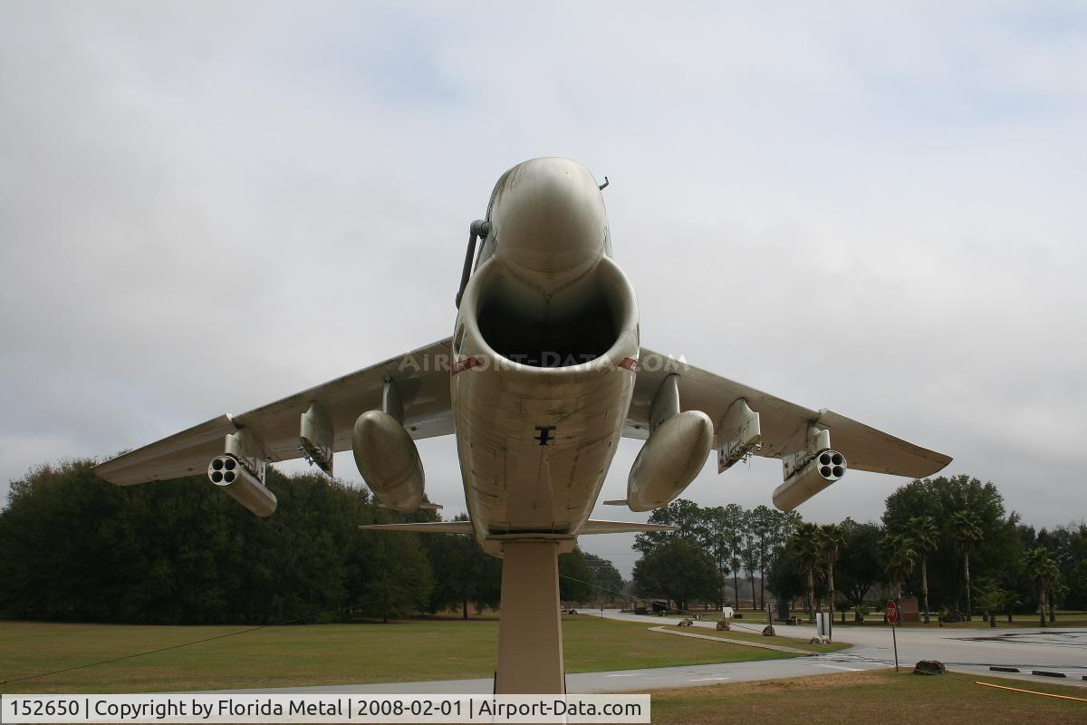 152650, LTV A-7A Corsair II C/N A-007, At Don Garletts Racing Museum Ocala FL