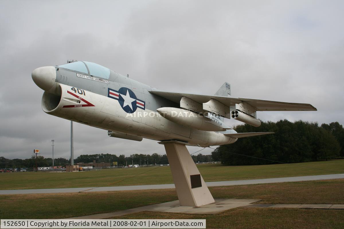 152650, LTV A-7A Corsair II C/N A-007, At Don Garletts Racing Museum Ocala FL
