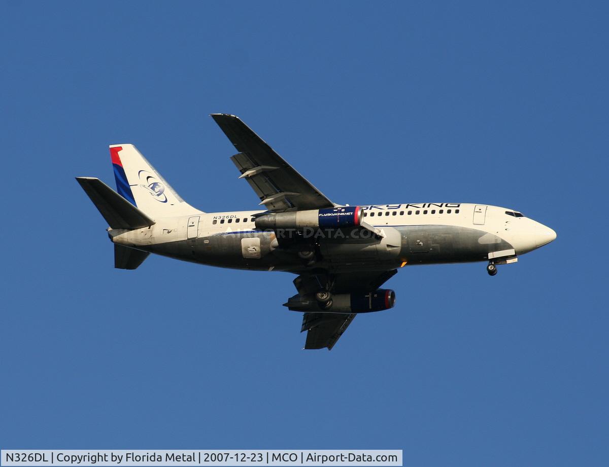 N326DL, 1984 Boeing 737-232 C/N 23098, Sky King