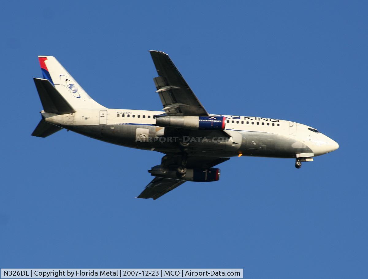 N326DL, 1984 Boeing 737-232 C/N 23098, Sky King