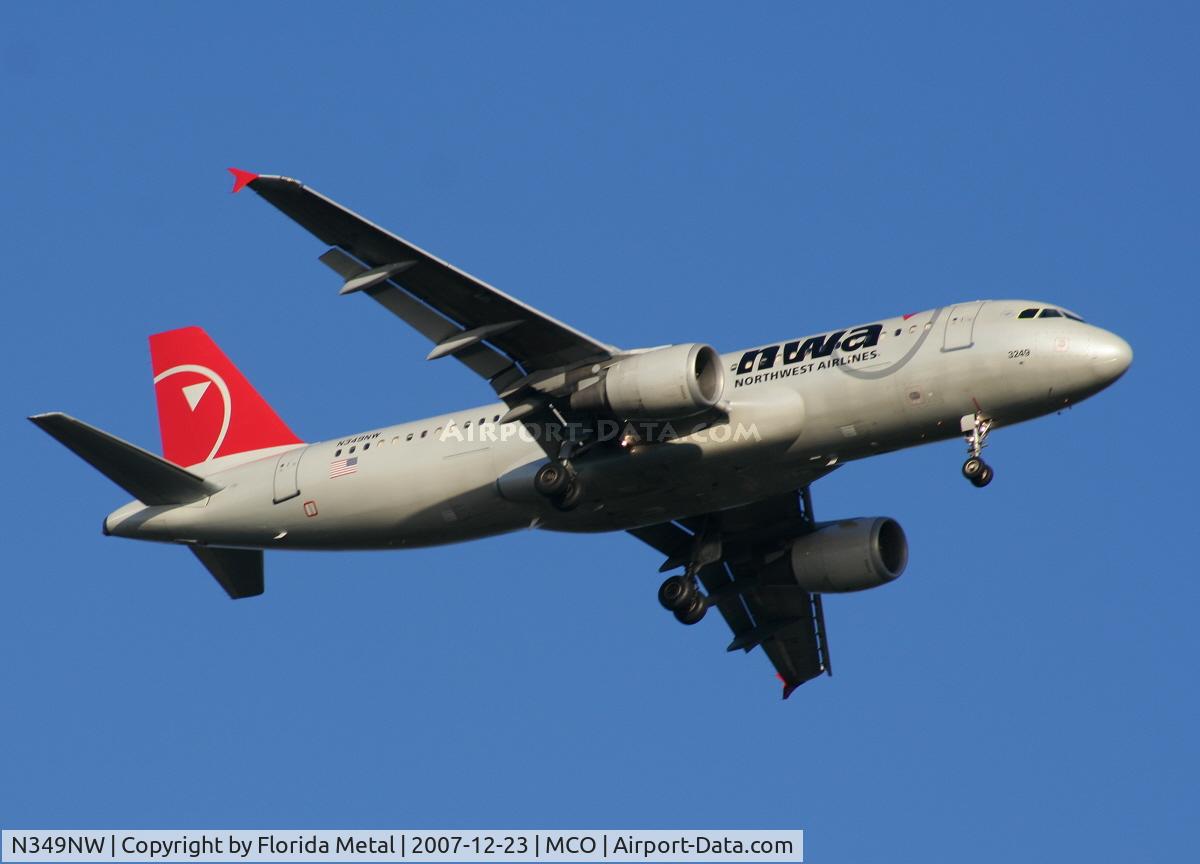 N349NW, 1993 Airbus A320-212 C/N 417, Northwest
