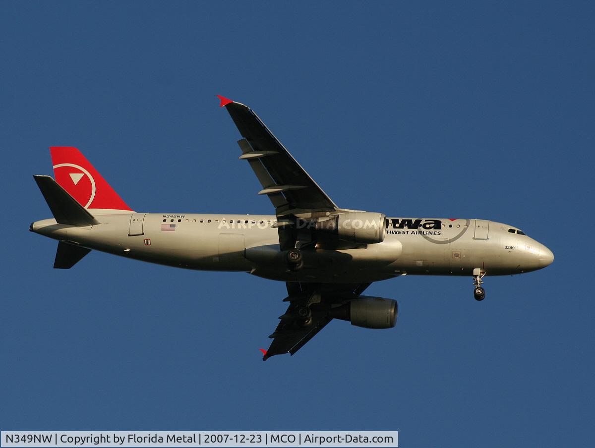 N349NW, 1993 Airbus A320-212 C/N 417, Northwest