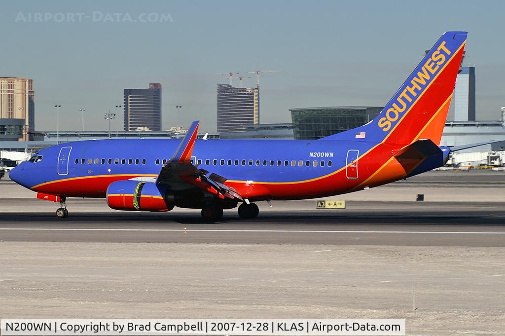 N200WN, 2005 Boeing 737-7H4 C/N 32482, Southwest Airlines / 2005 Boeing 737-7H4