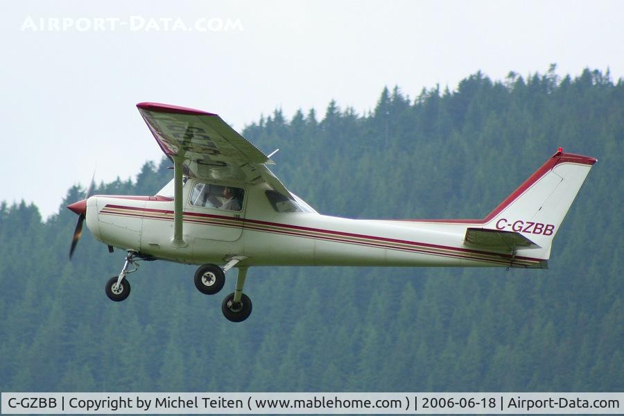 C-GZBB, 1979 Cessna 152 C/N 15282557, Seen over Pitt Lake not far from Vancouver, BC