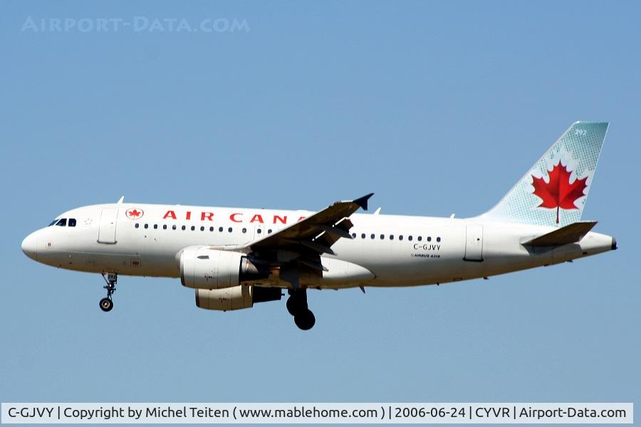 C-GJVY, 2002 Airbus A319-112 C/N 1742, Air Canada