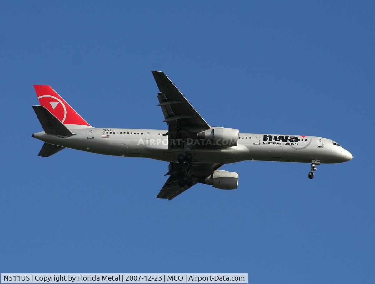 N511US, 1985 Boeing 757-251 C/N 23199, Northwest