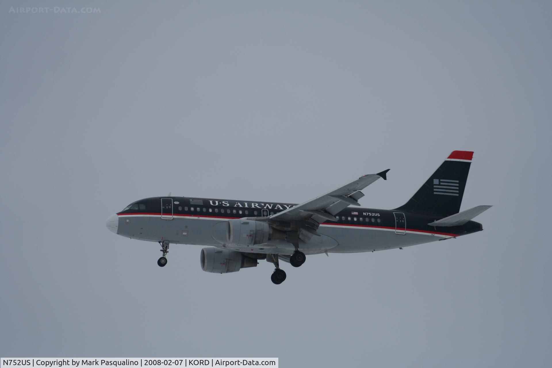 N752US, 2000 Airbus A319-112 C/N 1319, Airbus A319
