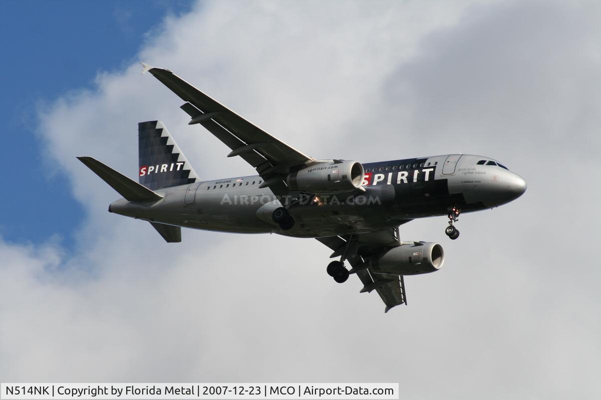 N514NK, 2006 Airbus A319-132 C/N 2679, Spirit