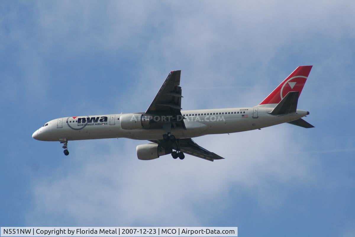 N551NW, 2001 Boeing 757-251 C/N 26498, Northwest