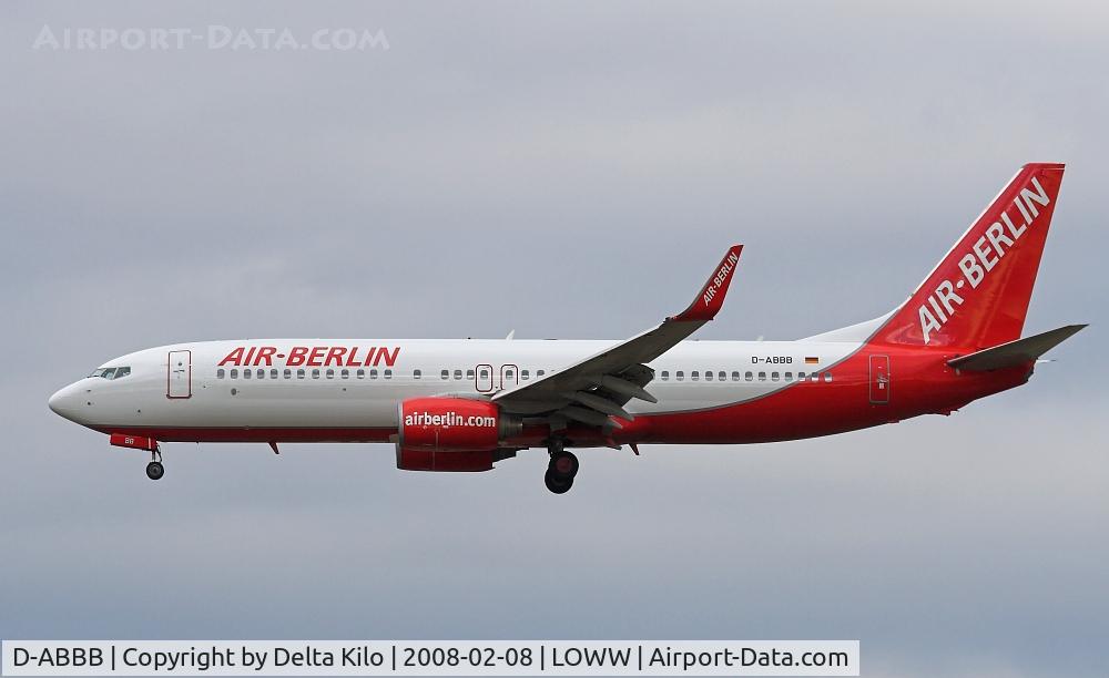 D-ABBB, 2001 Boeing 737-86J C/N 32624, AIR BERLIN