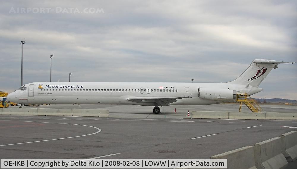 OE-IKB, 1986 McDonnell Douglas MD-83 (DC-9-83) C/N 49448, Mesopotamia Air MD 83 operated by MAP