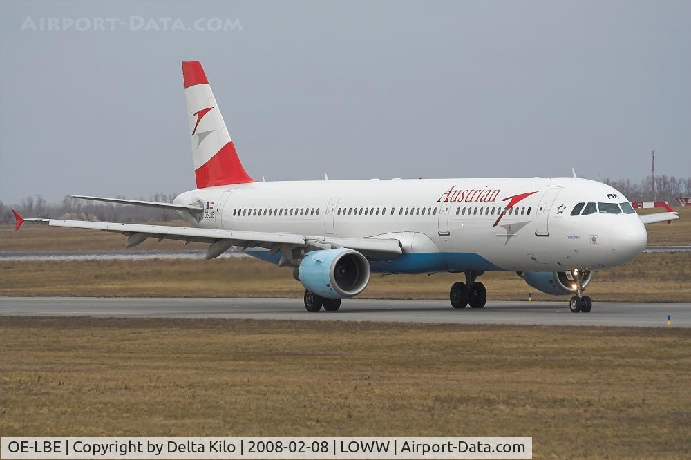 OE-LBE, 1998 Airbus A321-211 C/N 935, AUSTRIAN