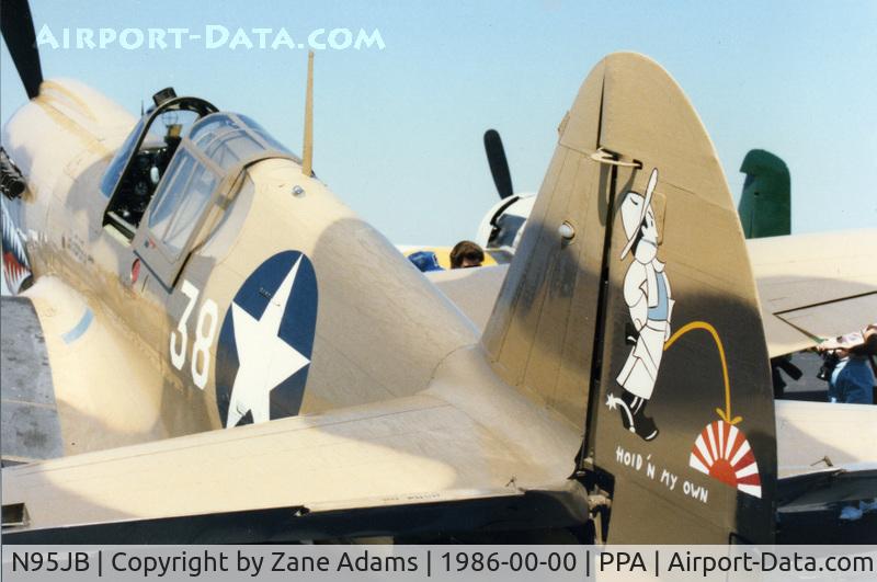 N95JB, 1941 Curtiss P-40E C/N 18796, Pampa AFB Reunion Airshow