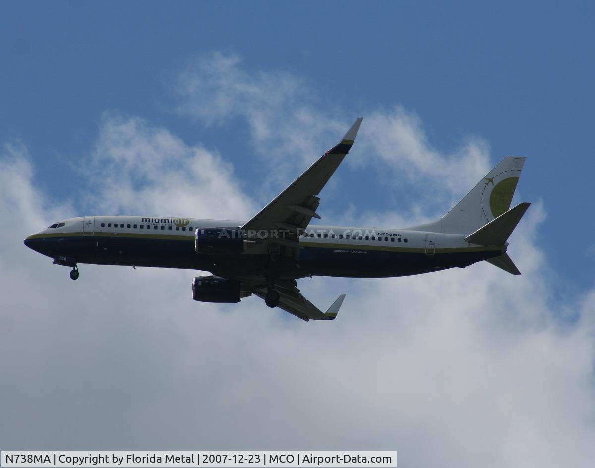 N738MA, 2004 Boeing 737-8Q8 C/N 32799, Miami Air