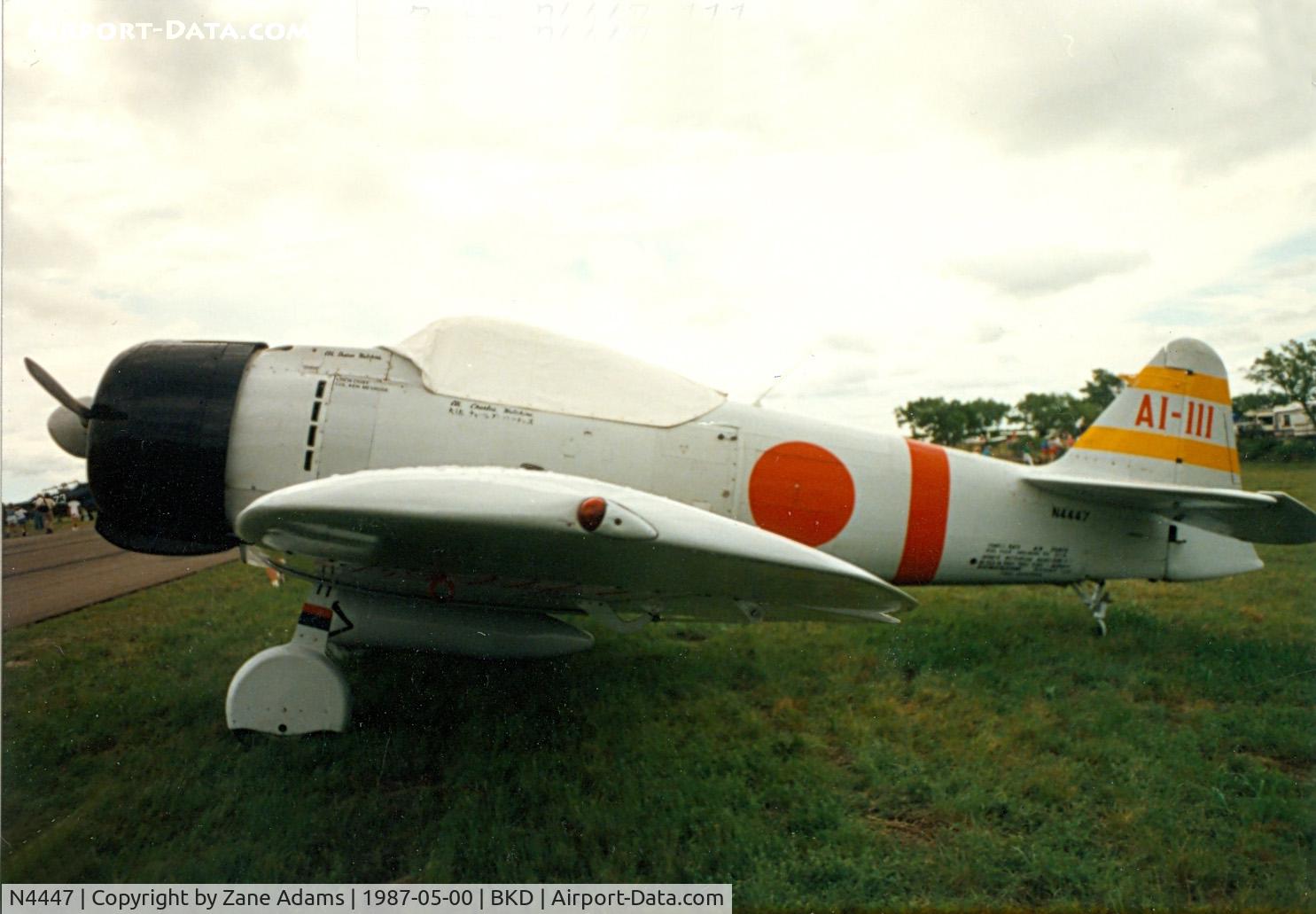 N4447, 1945 Canadian Car & Foundry Harvard Mk.4 C/N CCF4-241, Zero Replica at Breckenridge