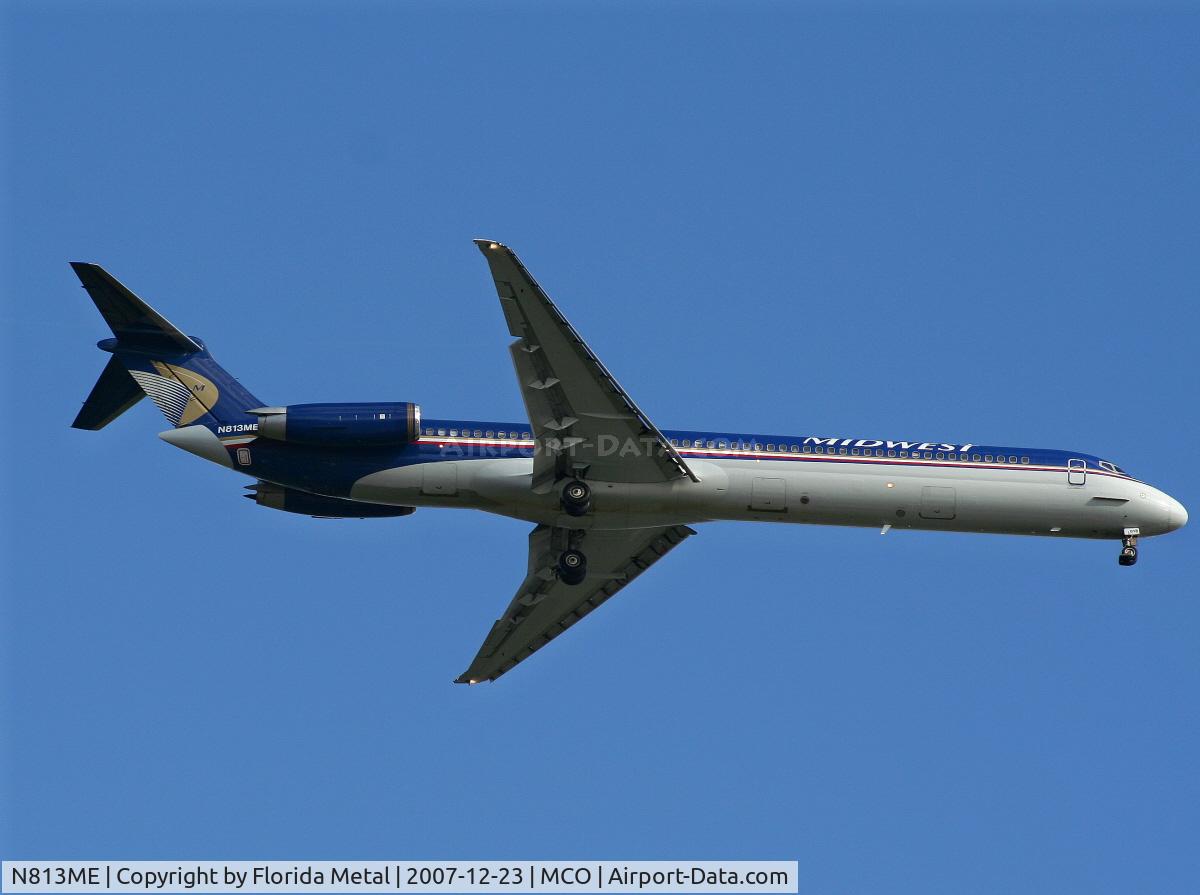 N813ME, 1981 McDonnell Douglas MD-81 (DC-9-81) C/N 48007, Midwest