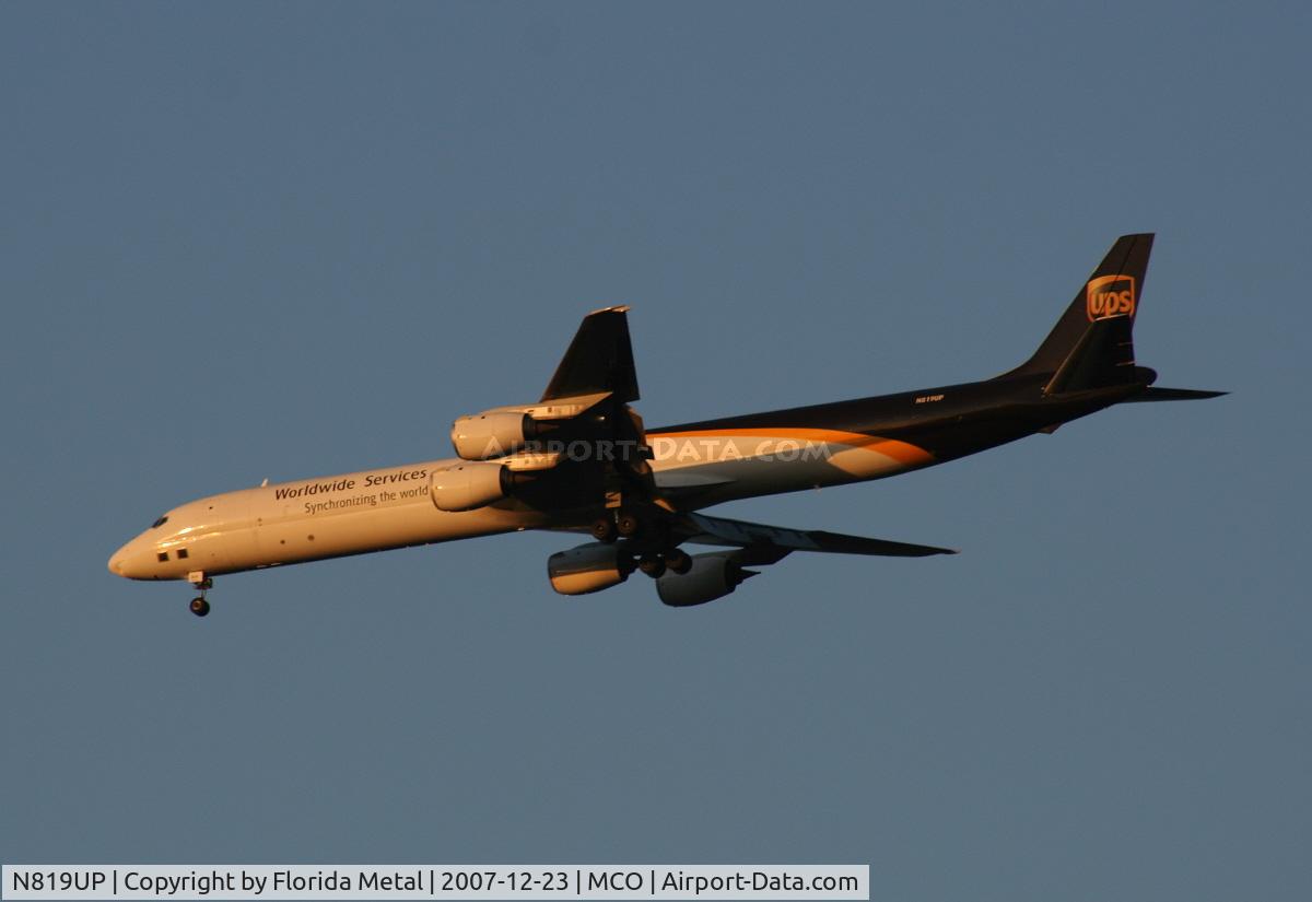N819UP, 1968 Douglas DC-8-73F C/N 46019, UPS DC-8