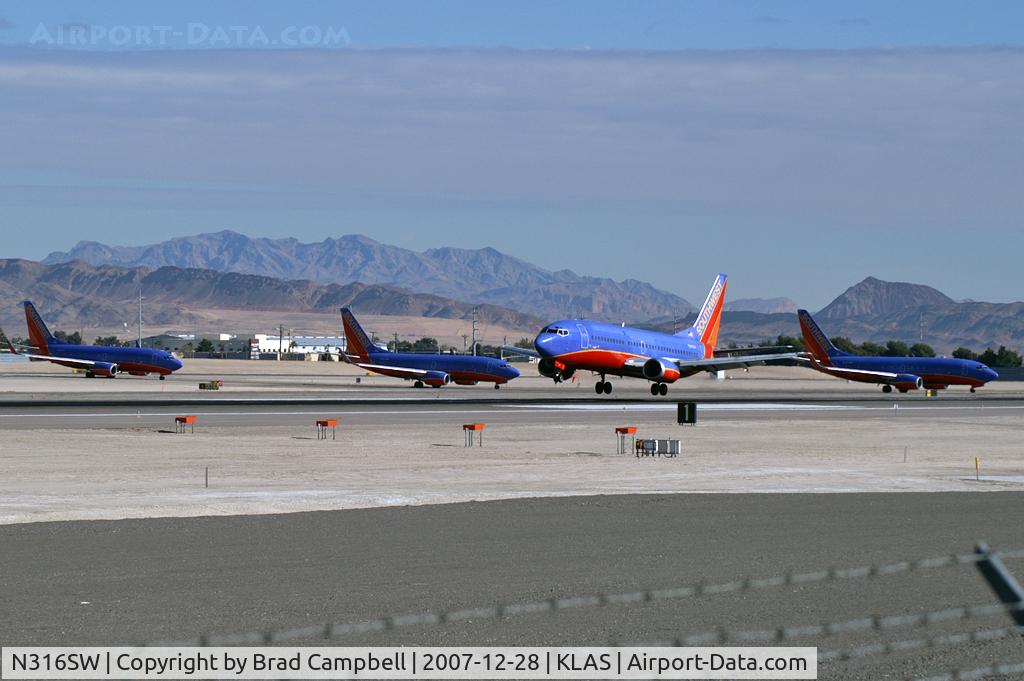 N316SW, 1986 Boeing 737-3H4 C/N 23338, Southwest Airlines / 1986 Boeing 737-3H4