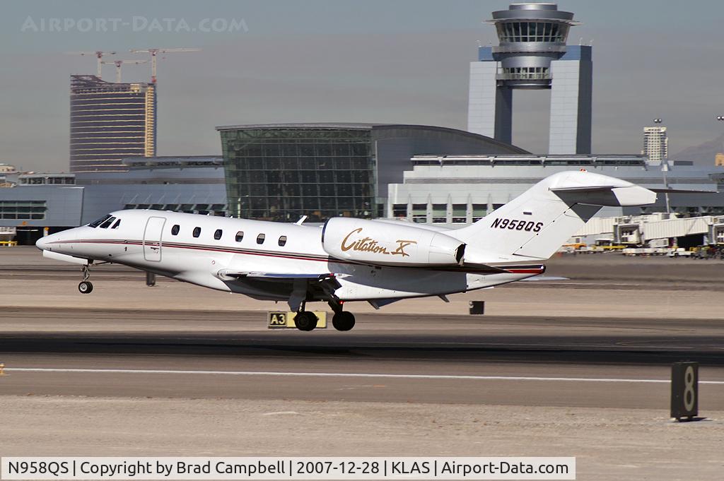 N958QS, 2001 Cessna 750 Citation X Citation X C/N 750-0158, Privately Owned / 2001 Cessna 750 Citation X