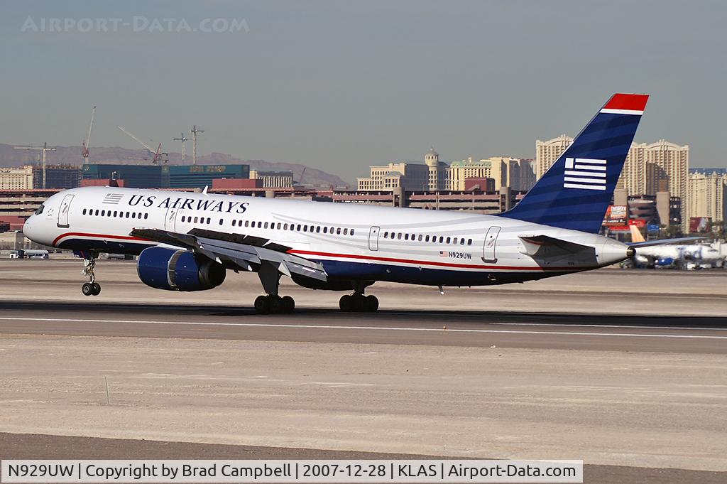 N929UW, 1993 Boeing 757-2B7 C/N 27144, US Airways / 1993 Boeing 757-2B7